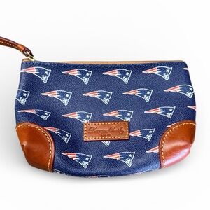 Dooney & Bourke New England Patriots Make Up/Small Essentials Bag Pouch